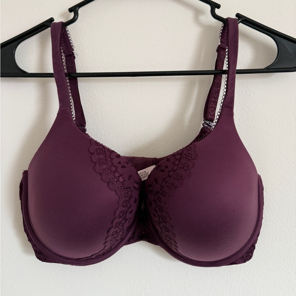 Plum push-up bra by Victoria’s Secret
